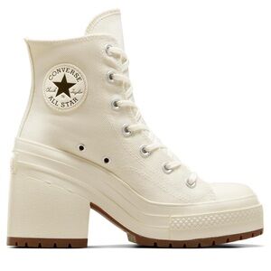 NWT Converse Women's Cream High-Top Platform Sneakers Unisex
